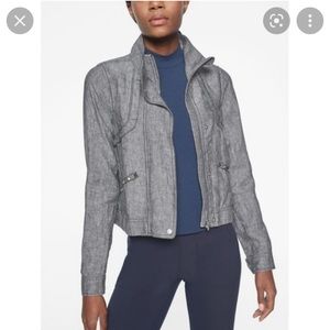 Athleta Sahara linen jacket size XS